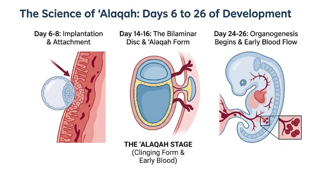 The Science of ‘Alaqah: Days 6 to 26 of Development