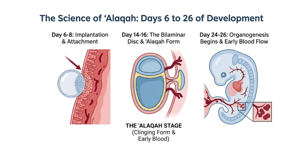 The Science of ‘Alaqah: Days 6 to 26 of&nbsp;Development